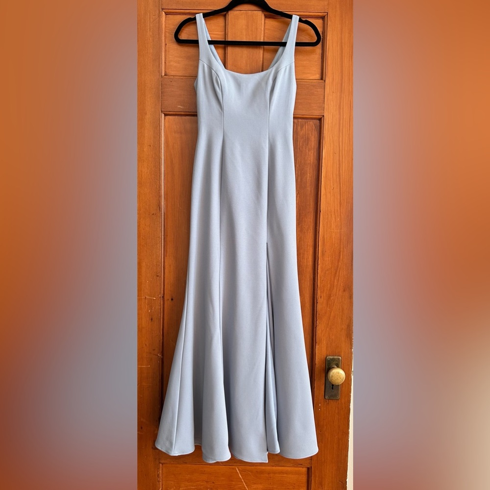 Dusty Blue Bridesmaids Dress
